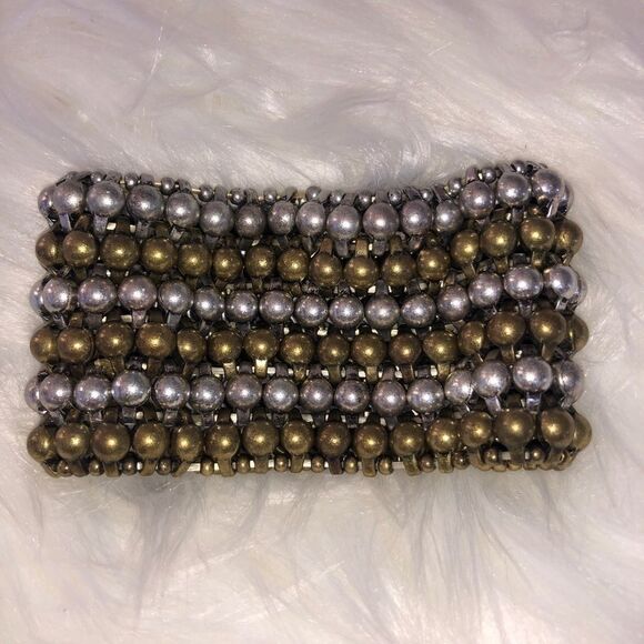 Three Gorgeous Silver and Bronze Stretch Bracelet - Picture 6 of 8